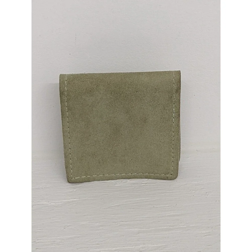 Authentic VAN CLEEF & ARPELS VCA Green Suede Style Jewelry Travel Pouch Bag